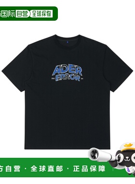 Ader Error 男士T恤 BN25FYTS0101BK SS2025 黑色