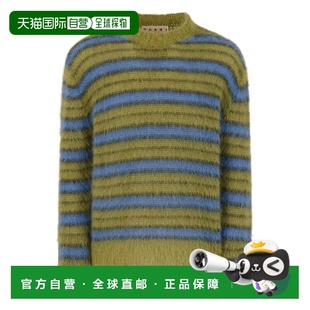 GCMG0161Q0UFU17436 AW2025 绿色 MARNI Crew 衬衫 Marni Nec 男士