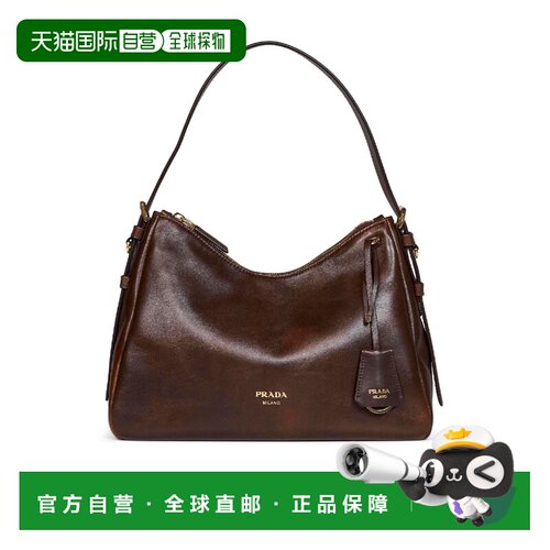 PRADA 女士斜挎包 1BC3012ZRNVLEYF0324 AW2026 棕色手提包单肩包