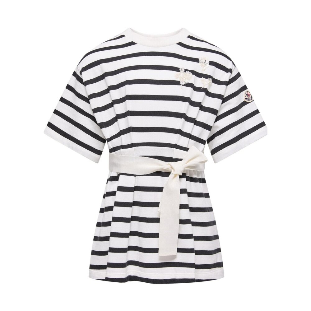 香港直邮MONCLER 女童连衣裙 L19548I0001089AXTF07 SS2026 - 实物图