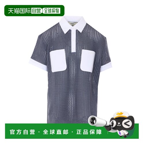 FENDI 女士POLO衫 FZXE65AW4NF1W0R SS2026 花色 Polo短袖