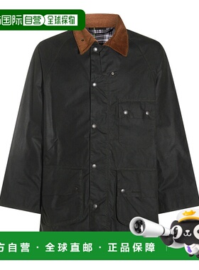 1h可退 潮奢 barbour 巴伯尔 男士 黑色棉质大衣 252MWX2498MWXSG