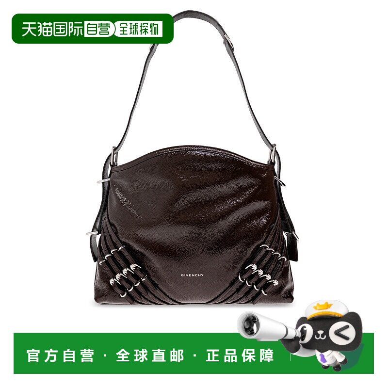 GIVENCHY 女士斜挎包 BB510BB25Y202 SS2025 黑色 中号徽标单肩包