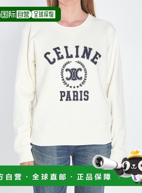 CELINE 女士卫衣 RY0DR345FFYW4 AW2025 白色 FELPE