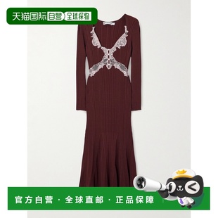 潮奢 蕾丝边罗纹针织中长连衣裙 Self 女士 RS26 Portrait 1h可退