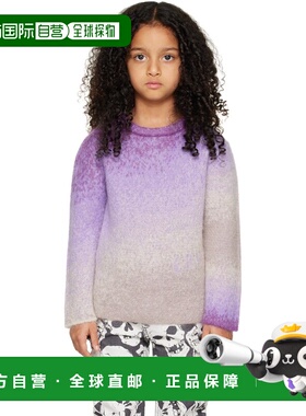 1h可退 潮奢 Erl 女童 紫色渐变儿童毛衣童装 ERL05KN005