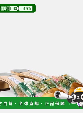 1h可退 潮奢 Jimmy Choo 周仰杰 女士 Annika 35 精饰凉拖高跟鞋