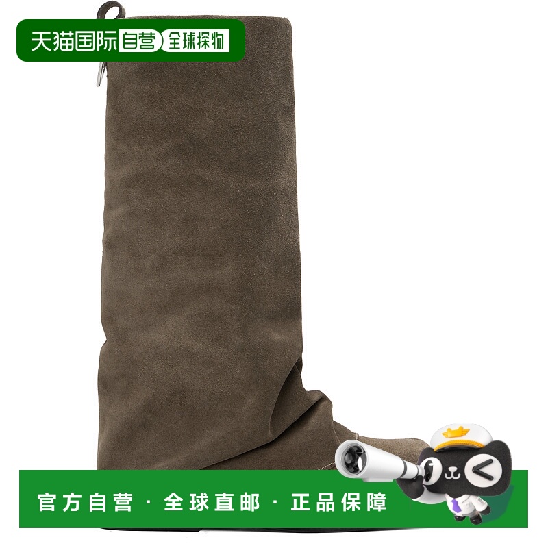 1h可退 潮奢 The Attico 女士 灰褐色 Robin Combat 中筒靴 250WS