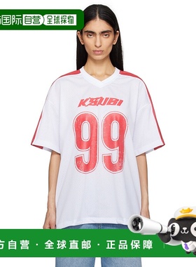 1h可退 潮奢 Ksubi 女士 白色 Stinger Moto Boyfriend T 恤 WSP2