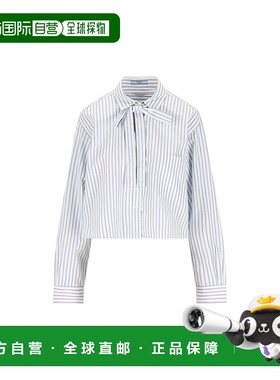 PRADA 女士衬衫 P462I17MGF0637AI25 AW2025 白色 Prada Shirts