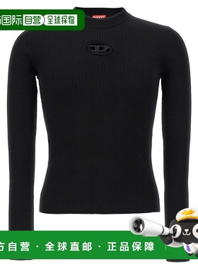 DIESEL 男士针织毛衣 A168770DLAX9XX CO 黑色 'K-Zackary-Round'