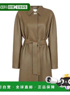 1h可退 FENDI 女士大衣 FPS841ARTZF0TZ6 SS2025 绿色