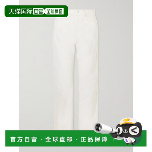 Ami Paris 女士 中腰阔腿牛仔裤 FTR450DE0126直筒裤
