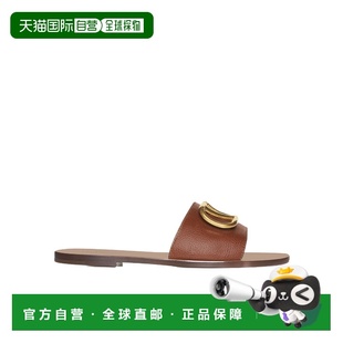 女士凉鞋 徽标平底凉鞋 4W2S0M21HWSHG5 棕色 VALENTINO