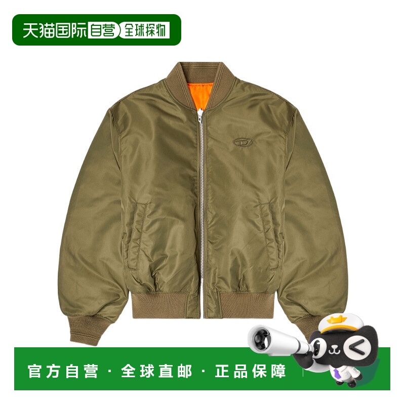 DIESEL 男士夹克 A201180HCAS51F SS2026 绿色 双面飞行员夹克