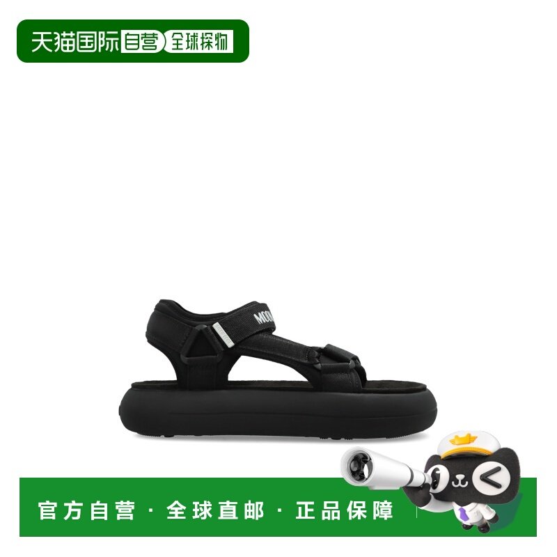 MOON BOOT 女士凉鞋 80D2420010FN001 SS2026 黑色,女鞋,时装凉鞋,淘宝优惠券,粉丝福利购,淘宝优惠卷