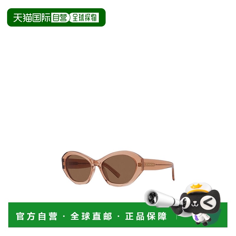 1h可退 GIVENCHY 男士眼镜 GV40001U5742E AW2024 棕色 logo全框