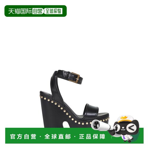GIVENCHY 女士高跟鞋 BE30APE2FV001 SS2026 黑色 Leather Sandal