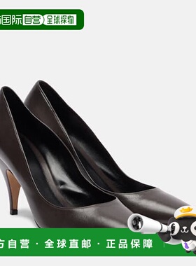 1h可退 潮奢 The Row 女士 Liisa 80 皮质浅口鞋女鞋单鞋一脚蹬