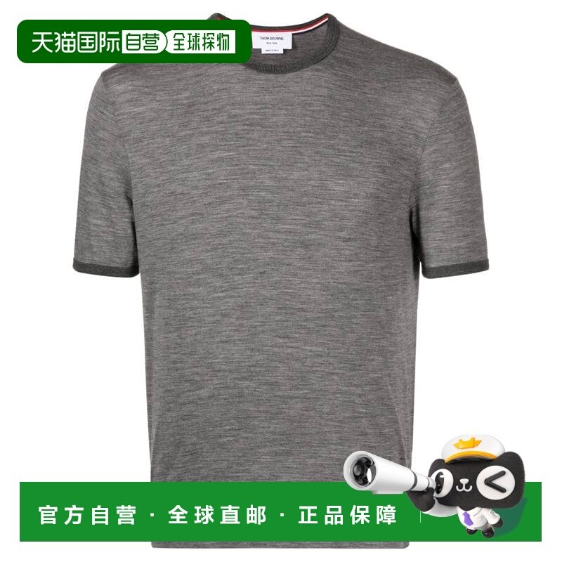 THOM BROWNE 男士T恤 MJS262AJ0149035 AW2024 灰色