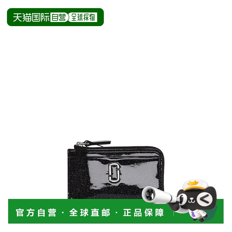 1h可退 MARC JACOBS 女士钱包 2R4SMP025S03001 SS2025 黑色卡包