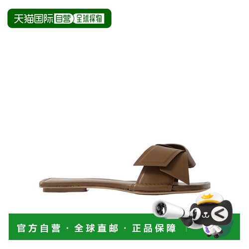 ACNE STUDIOS 女士凉鞋拖鞋 AW2022 AD0598CAMELBROWNBROWN