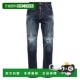 潮奢 舒适时尚 Dsquared2 男士 1h可退 blue蓝色 二次方 牛仔长裤