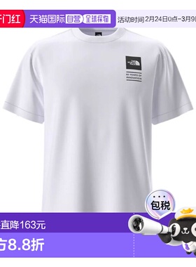 THE NORTH FACE 男士T恤 NF0A8GAQFN41 SS2026 白色