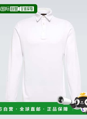 1h可退 潮奢 Loro Piana 诺悠翩雅 男士 棉质长袖Polo毛衣 001149