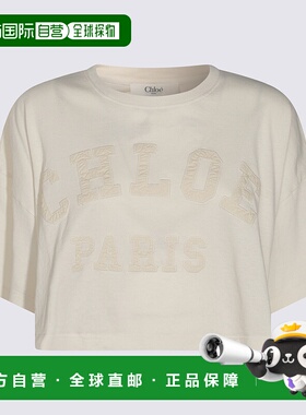 CHLOÉ 女士T恤 CH25SJH14183103 SS2025 白色