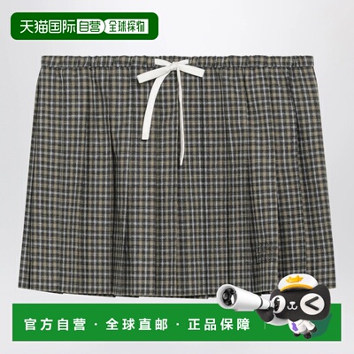 MIU MIU 女士半身裙 MG2752OOO6210F068U AW2026 灰色