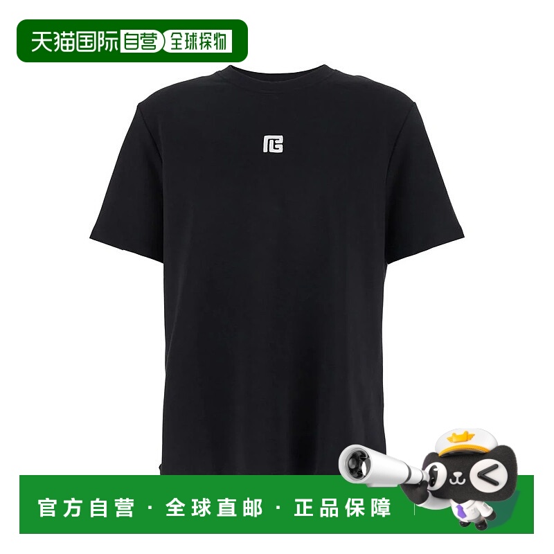 1h可退 BALMAIN 男士T恤 FH1EG000BC87EABNOIRBLANC AW2025