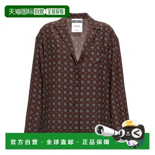 莫斯奇诺 Moschino 女士 Tie A020554 1h可退 Print缎面衬衫 潮奢