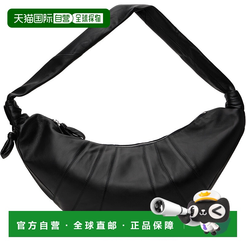 1h可退 潮奢 Lemaire 女士 黑色大号 Croissant 单肩包 B新款