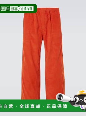 1h可退 潮奢 Bode 男士 棉质灯芯绒直筒长裤 orange橙色 舒适时尚