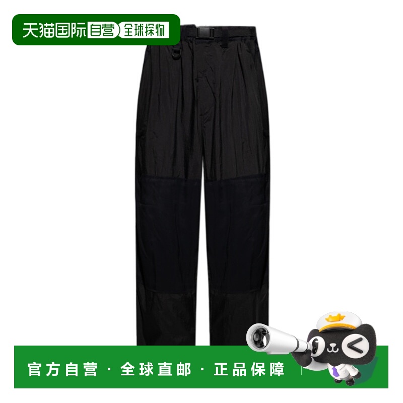 1h可退 Y-3 男士休闲裤 JN4910 SS2025 黑色 宽松休闲裤