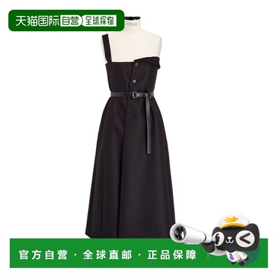 1h可退 DIOR 女士连衣裙 521R79A1758X9000 SS2025 黑色 单肩连衣