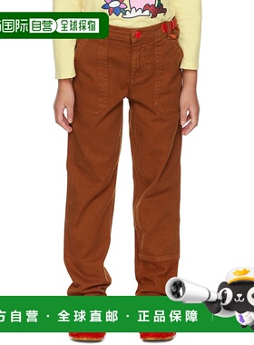 1h可退 潮奢 Marc Jacobs 马克 雅可布 女童 橙色拼接儿童工装裤