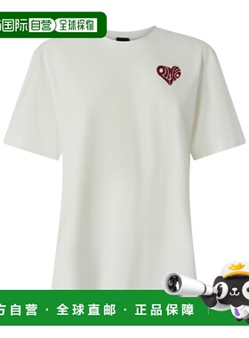 PINKO 女士T恤 105526A33IZR2 SS2026 白色 短袖T恤