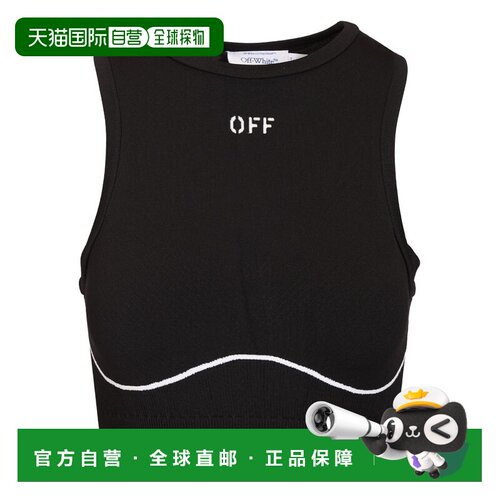 OFF-WHITE 女士背心吊带 2FA00661TW003 AW2026 黑色