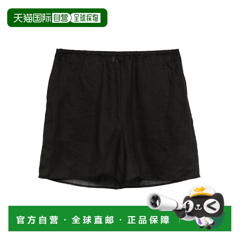 1h可退 潮奢 TOTÊME 女士 苎麻短裤 253WRB0321FB0434