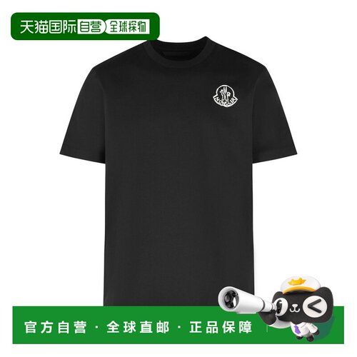 MONCLER 男士T恤 0918C0002589AUG999 AW2026 黑色