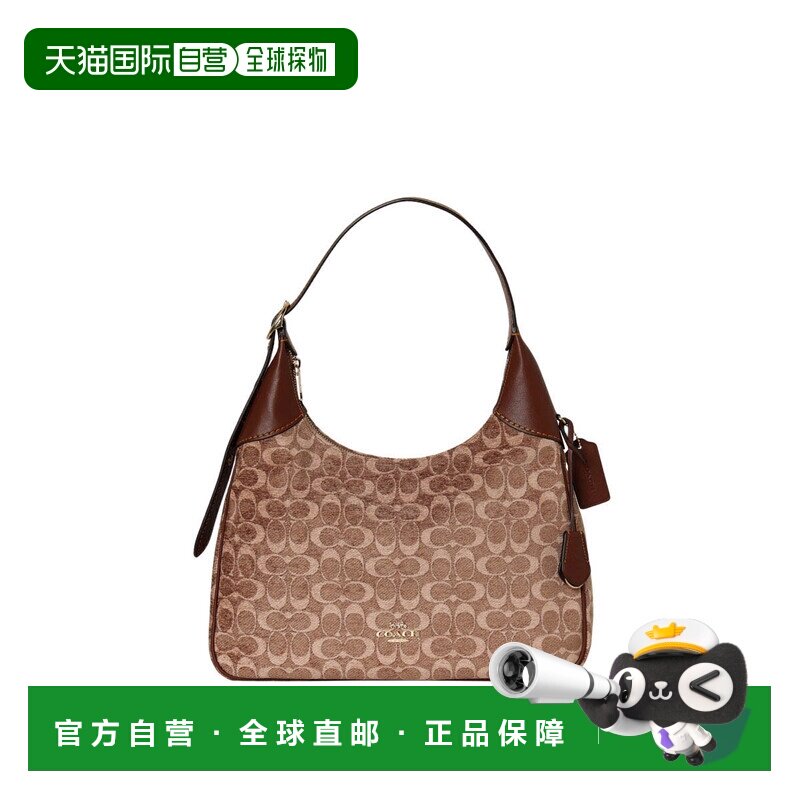 香港直邮COACH 奥莱款Ella 女士可调节肩带单肩斜挎包 蔻驰CCE49