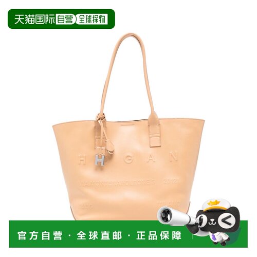 HOGAN 女士手提包 KBW01TA0200TZPS600 SS2026 棕色托特包单肩包