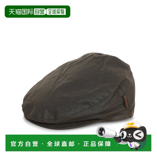 1h可退 Barbour 男士帽子 MHA0294OL11 AW2025 黑色 Cheviot waxe