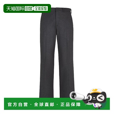 1h可退 奢淘 Fendi 折痕细节休闲裤 男 FB1020ASCA直筒裤