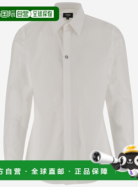 FENDI 男士衬衫 FS0585AVDLF0QA0 SS2026 白色 Shirt