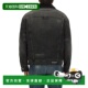 男士 黑色 夹克 BALMAIN DH1TC315DE680PC AW2024 DESTROYED JACKE