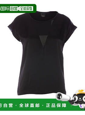 PINKO 女士T恤 103951A206Z99 AW2024 黑色 Orange Blouse女装