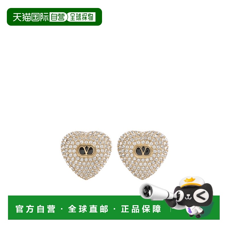 1h可退 VALENTINO 女士耳饰 WJ0Y68VTIRG5 SS2025 金色 COEUR ROY